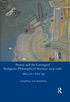 Poetry and the Leningrad Religious-Philosophical Seminar 1974-1980: Music for a Deaf Age 0367598426 Book Cover