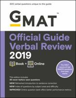GMAT Official Guide Verbal Review 2019: Book + Online 1119507707 Book Cover