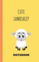 cute lamb sheep journal for kids boys kids girls kids under 6 notebook / diary: 5x8 100 pages 1678601586 Book Cover