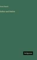 Kultur Und Nation 3846021385 Book Cover