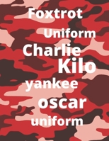 Foxtrot Uniform Charlie Kilo yankee oscar uniform: Army Deployment Journal For military spouse And Girlfriends 8.5x 11 120 Pages Blank Journal Perfect For Writing Memories, Thoughts, and Feelings 1673978886 Book Cover