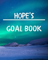 Hope's Goal Book: New Year Planner Goal Journal Gift for Hope / Notebook / Diary / Unique Greeting Card Alternative 1677086165 Book Cover