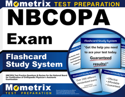 NBCOPA Exam Flashcard Study System: NBCOPA Test Practice Questions & Review for the National Board for Certification of Orthopaedic Physician's Assistants Examination 1610721985 Book Cover