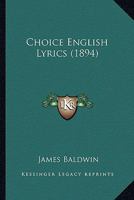 Choice English Lyrics 1104081717 Book Cover