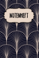 Notenheft: Notenheft für Schüler und Studenten | Halte deinen Fortschritt im Auge | A5 | 120 Seiten | Motiv: Klassisch Modern (German Edition) 1659325862 Book Cover
