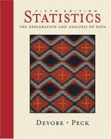 Statistics: The Exploration and Analysis of Data (with CD-ROM, InfoTrac, and Internet Companion) 0534467237 Book Cover