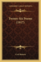 Twenty-Six Poems (1917) B0071LN3H8 Book Cover