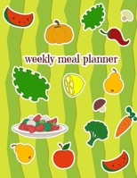 Weekly Meal Planner: 52 Weeks Pages for Tracking and Planning your Vegan Meals. Grocery Shopping List. Food Planner Prep Book. 1707562962 Book Cover