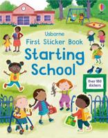 First Sticker Book Starting School 1803702737 Book Cover