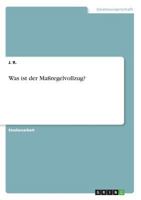 Was ist der Ma�regelvollzug? 3668763496 Book Cover