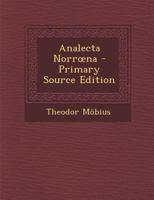 Analecta Norr Na 1289520674 Book Cover