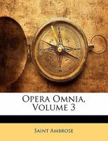 [Opera omnia Volume 3 1141895250 Book Cover