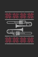 Christmas Trombone: Graph Paper Notebook (6 x 9 - 120 pages) Christmas Themed Notebook for Daily Journal, Diary, and Gift 1700674765 Book Cover