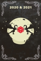 RPG D20 Dice Bordgame flying Dragons Calendar: Weekly Planner and 24 monthly planner 01.01.2020 - 31.12. 2021 Calendar A5 (6x9 inches) 120 pages. RPG Dice Roleplaying game Dragons Pen and Paper Access 1670861805 Book Cover