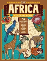 The Africa Coloring Book: 54 Maps with Capitals and National Symbols 195804878X Book Cover