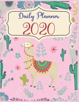 Daily Planner 2020: Daily Planner 2020 For LLAMA Lovers - daily planner with to do list for organization - daily planner with hourly schedule - daily planner 2020 each day full page - daily planner di 1677938870 Book Cover