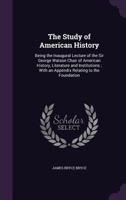 The Study of American History 054847267X Book Cover