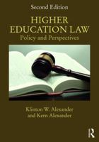 Higher Education Law: Policy and Perspectives 0415800315 Book Cover