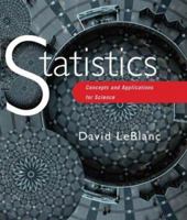 Statistics: Concepts and Applications for Science with Workbook 0763717290 Book Cover