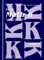 Saxon Math K: Home School Teachers Edition (Homeschool Math Grade K)