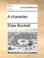 A character. 1170053394 Book Cover