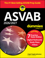 2026/2027 ASVAB For Dummies (+ 7 Practice Tests, Flashcards, & Videos Online) 1394401876 Book Cover
