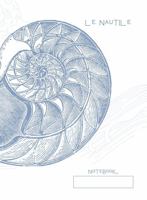 Le Nautile Nautilus Notebook: College Ruled Journal, 7 x 10 in (B5 17.78 x 25.4 cm) Composition Book with wraparound design 1956016279 Book Cover