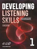 Developing Listening Skills 1, 3rd Edition, Communication for Work, Travel and Everyday Life (Level A2+ w/Test Book & MP3 Audio CD) 1640151125 Book Cover