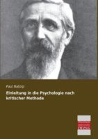 Einleitung in Die Psychologie Nach Kritischer Methode 1018348409 Book Cover