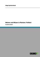 Meinen und Wissen in Platons 'Politeia' 3656079374 Book Cover