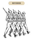 Notebook: Army soldier soldat knight world war weltkrieg Notebook-6x9(100 pages)Blank Lined Paperback Journal For Student, kids, women, girls, boys, men, birthday gifts-Veterans day gifts notebook 1674635176 Book Cover