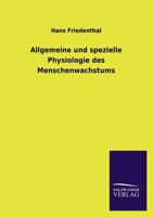 Allgemeine Und Spezielle Physiologie Des Menschenwachstums 3846041815 Book Cover