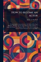 How to Become an Actor 1023257904 Book Cover