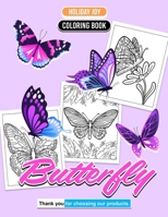 Butterfly Bliss Coloring Book: A Kaleidoscope of Winged Wonders: Capturing the Beauty of Butterflies in Every Page B0CQJMZP5X Book Cover