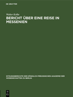 Bericht Über Eine Reise in Messenien 3112505913 Book Cover