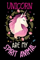 Unicorn Are My Spirit Animal: Unicorn College Ruled Notebook Lined Journal 100 Pages 6 X 9 inches School Subject Book Notes Student Gift Kids Awesome unicorn College ruled Lined Journal for unicorn lo 1695895541 Book Cover