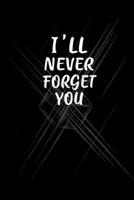 I'll Never Forget You: The Personal Internet Address and Password Logbook to Keep Track Online Login Information - 6x9 Inch 100 Pages Best Internet ... Website Address Book and Password Keeper 1710171995 Book Cover