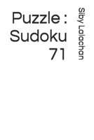 Puzzle: Sudoku 71 B0F781QK1H Book Cover