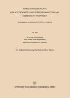 Zur Industrialisierung Kleinbauerlicher Raume 3663041638 Book Cover